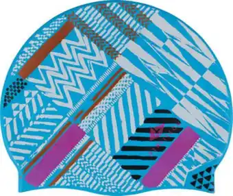 Bonnet de bain natation fille athli-tech print 500