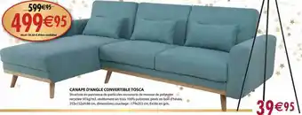 Canapé d'angle convertible tosca
