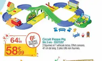 Maxi Toys Circuit peppa pig offre