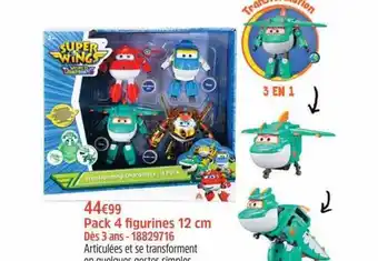 Pack 4 figurines 12 cm