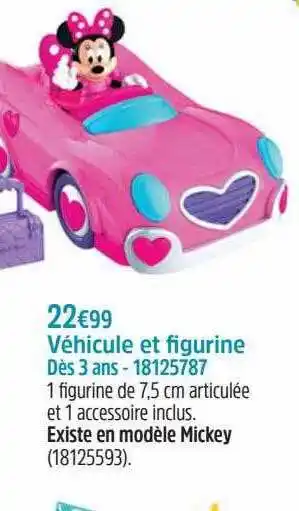 Maxi Toys Véhicule et figurine offre
