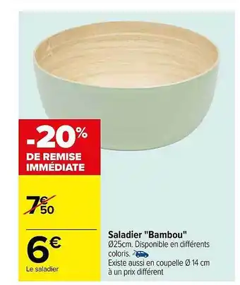 Carrefour Market Saladier offre