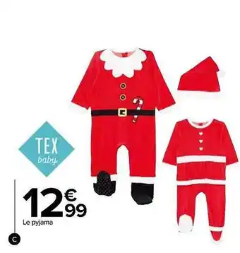 Carrefour Market Le pyjama tex baby offre