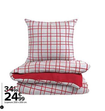 Carrefour Market La parure 200 x 200 cm offre