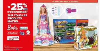 Carrefour Market Produits mattel offre