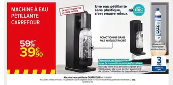 Carrefour Market Machine à eau pétillante carrefour offre