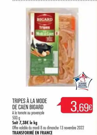 Tripes à la mode de caen bigard