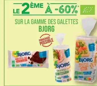 Match La gamme des galettes bjorg offre