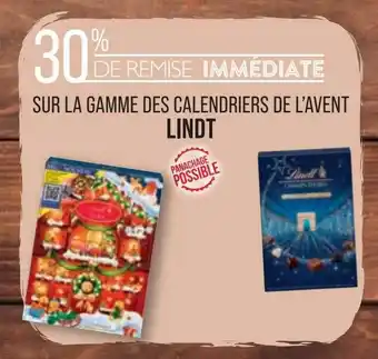 Match La gamme des calendriers de l'avent lindt offre