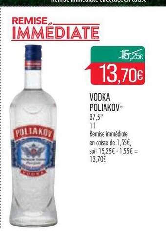 Match Vodka poliakov offre