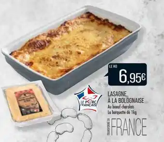 Match Lasagne à la bolognaise offre
