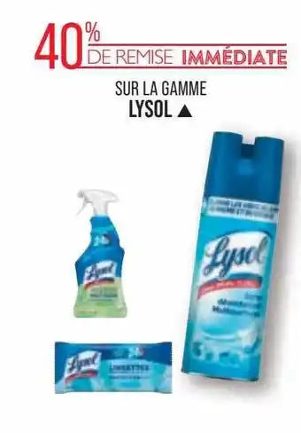 Match La gamme lysol offre