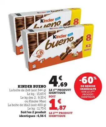 U Express Kinder bueno offre
