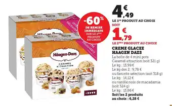 U Express Creme glacee HAAGEN DAZS offre
