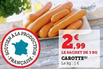 U Express Carotte offre