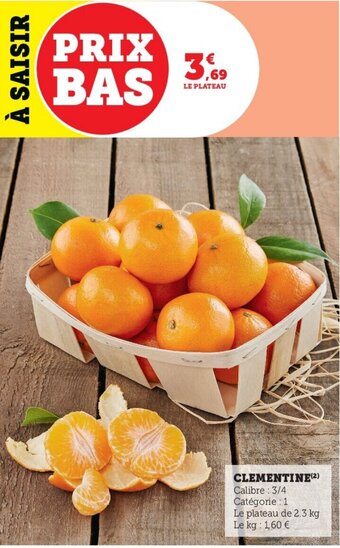 U Express Clementine offre