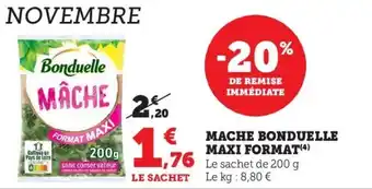 U Express Mache bonduelle maxi format offre