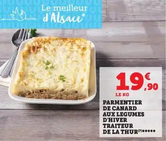 U Express Parmentier de canard aux legumes d'hiver traiteur de la thur offre
