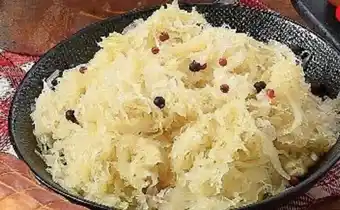 Choucroute cuite Ă la graisse d'oie riesling