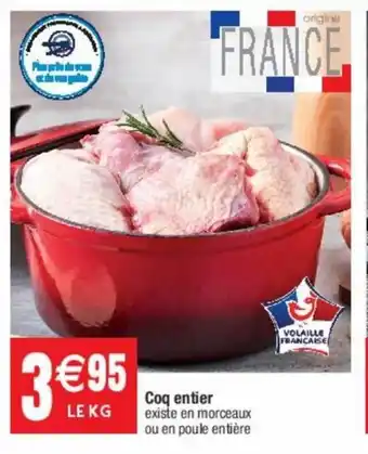 Cora x Carrefour Coq entier offre