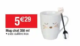 Cora x Carrefour Mug Chat 350 ml offre