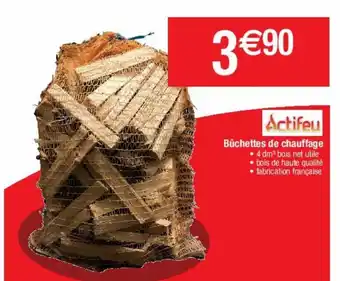 Cora x Carrefour Bûchettes de Chauffage offre