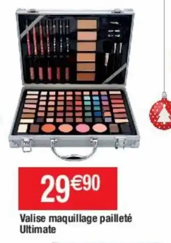 Cora x Carrefour Valise Maquillage Pailletté Ultimate offre