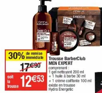 Cora x Carrefour Trousse BarberClub Men Expert offre