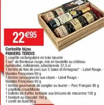 Corbeille Bijou Paniers Terdis