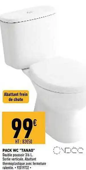 Brico Cash Pack wc offre
