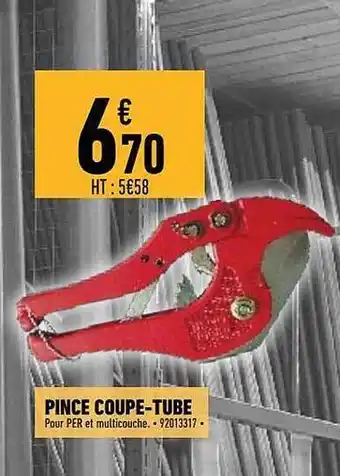 Brico Cash Pince coupe-tube offre