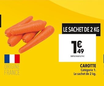 Supeco Carotte offre