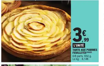 E.Leclerc Tarte Aux Pommes Feuilletée offre