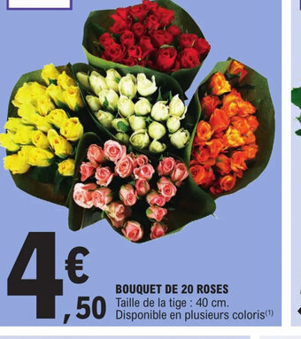 E.Leclerc Bouquet de 20 Roses offre