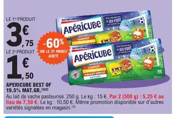 E.Leclerc Apericube Best Of 19.5% Mat Gr offre