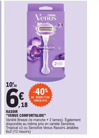 E.Leclerc Rasoir Venus Comfortglide offre