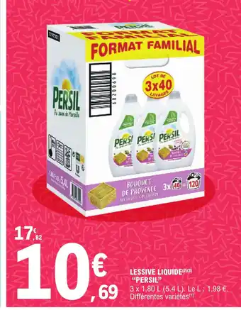 E.Leclerc Lessive liquide Persil offre