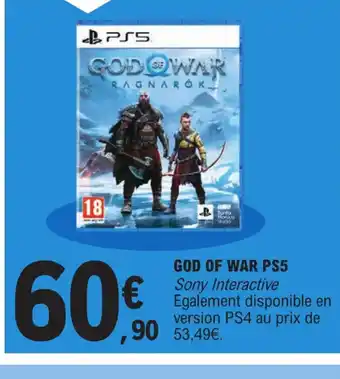 E.Leclerc God Of War PS5 offre