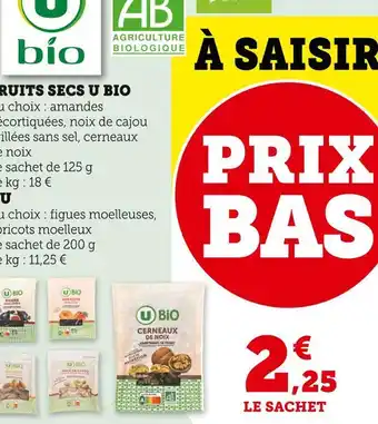 U Express U bio fruits secs u bio offre