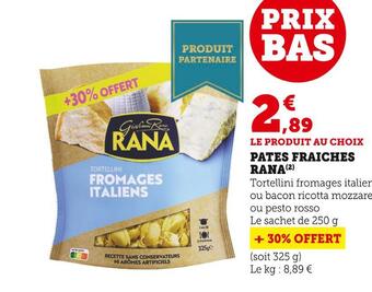 U Express Rana pates fraiches offre
