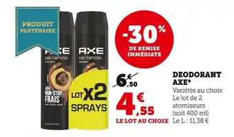 Axe deodorant*