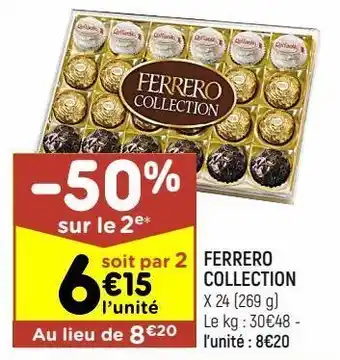 Leader Price Ferrero collection offre