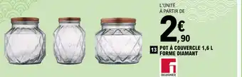 E.Leclerc Pot A Couvercle 1,6 L Forme Diamant offre