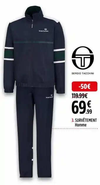 Intersport Survêtement homme sergio tacchini offre