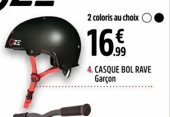 Intersport Casque bol rave garçon oze offre