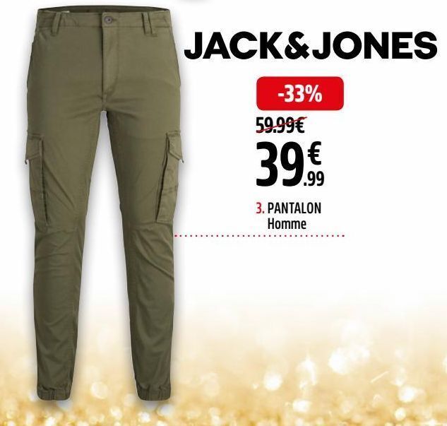 Pantalon cargo intersport hot sale