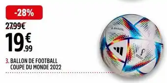 Intersport Ballon de football coupe du monde 2022 offre