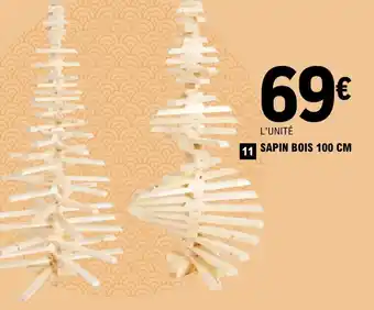 E.Leclerc Sapin Bois 100 cm offre