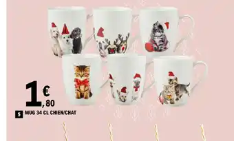 E.Leclerc Mug 34 CL Chen/Chat offre
