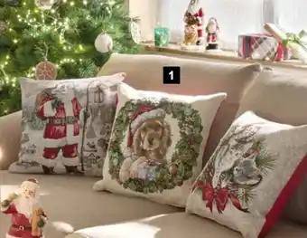 E.Leclerc Coussin Deco Tradition Chien Noel offre